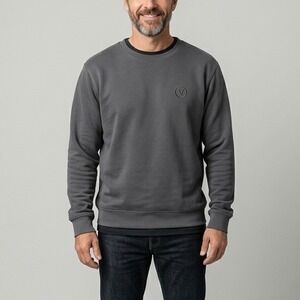 Vuori Men's Cypress Crewneck Sweatshirt Charcoal Gray Size XL V255